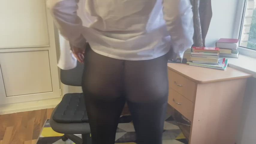 Does my ass look better in or without these tights?