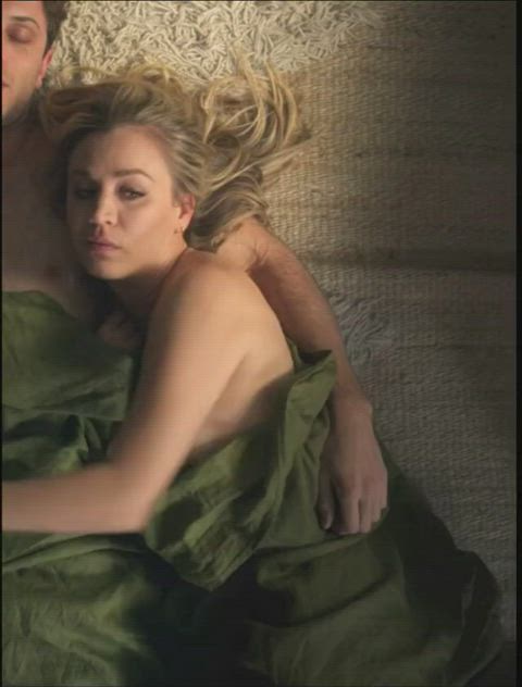 kaley cuoco celebrity bed sex gif