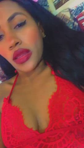 Ebony Latina Lingerie Masturbating Model Rubbing Seduction Webcam Wet Pussy gif