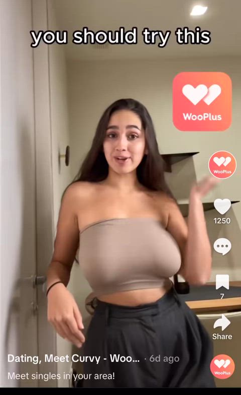 big tits boobs tiktok gif