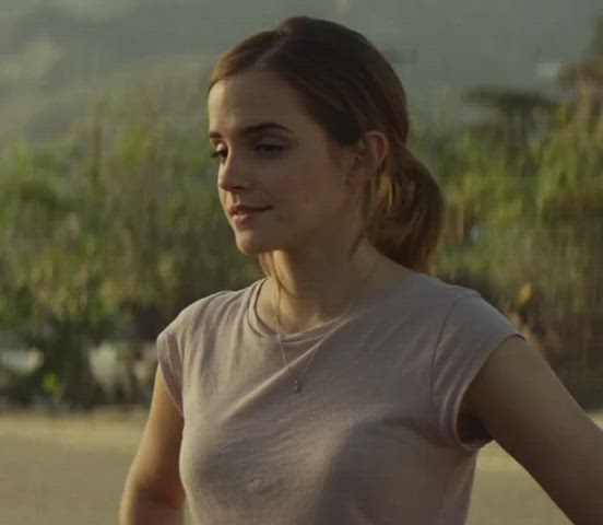 busty celebrity emma watson gif