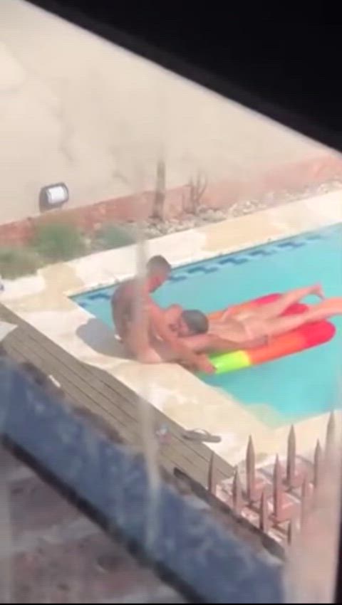 amateur blowjob pool swimming pool teen voyeur gif