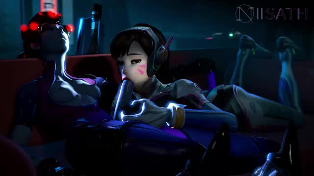 Widowmaker x D.Va - Facefuck (720p)