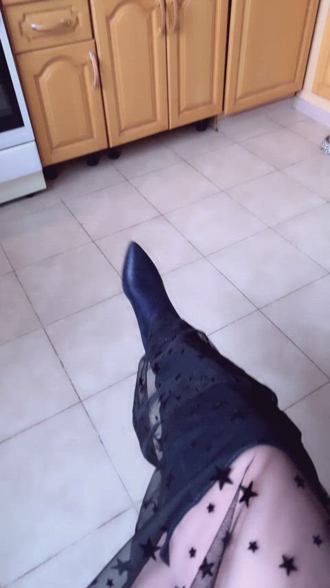 I posted a video story about how Madame Lydia is raising me to be a submissive kitchen