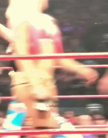 Big Ass Blonde Wrestling gif