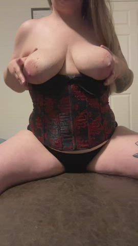 boobs corset nsfw tits gif