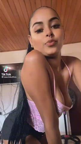 Cute Nipple Nipslip gif