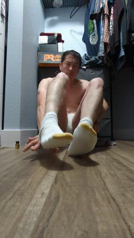 sniff my feet and socks