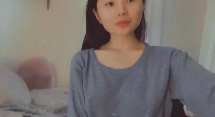 Asian Natural Tits Small Tits gif