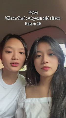 18 years old asian car cute filipina pinay sister small tits twins gif