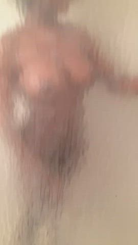 nipples pierced shower gif