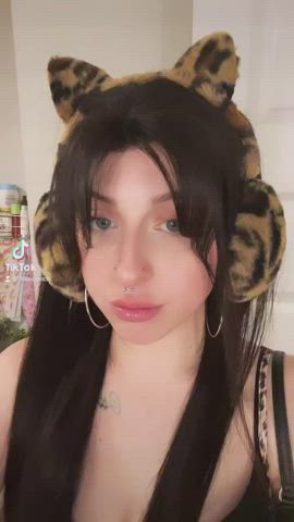 Melody Parker Snowbunny New Tiktok in Leopard Print