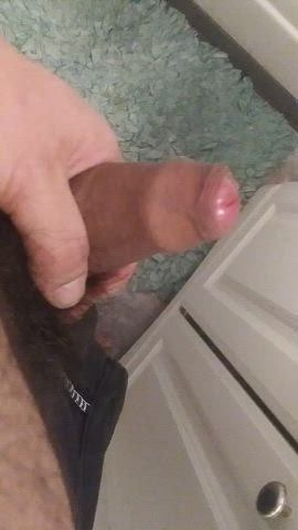 cock handjob homemade jerk off masturbating nsfw onlyfans solo tease gif