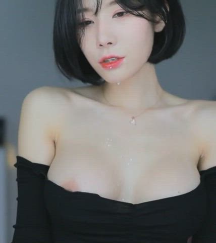 asian big tits erect nipples fake boobs fake tits korean milking nipples gif