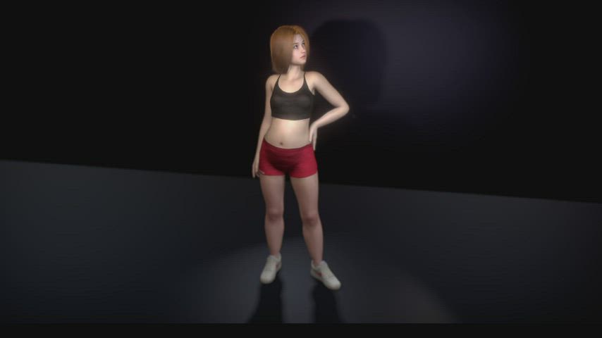 3d girls pregnant redhead swedish gif