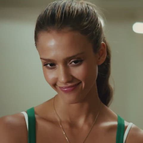 brunette celebrity jessica alba milf gif