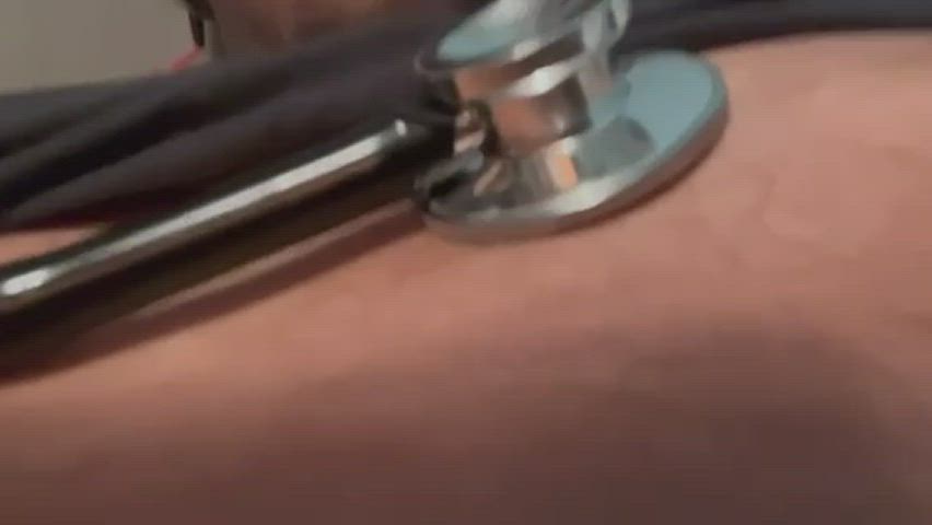 My Visible Heartbeat Pounding Against the Stethoscope