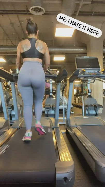 Big Ass Booty Gym Latina Leggings Thick gif