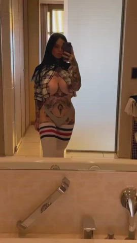 Riae in thigh high socks ?