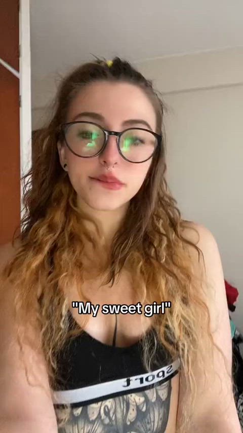 blonde cute glasses onlyfans teen tiktok captions instagram real-bdsm redheads tik-tok