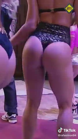 Brazilian Brunette Bubble Butt Dani Goddess Tease gif