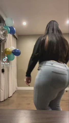 Amateur Homemade Softcore Thong TikTok gif