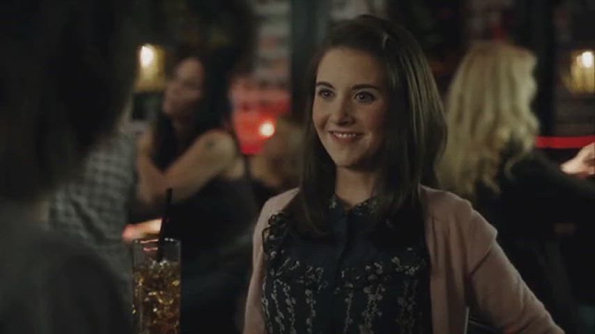 alison brie reaction sexy gif