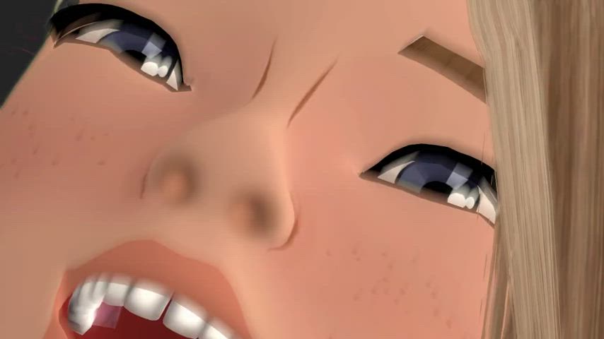 Animation Close Up Freckles Gwen Nipple Piercing Riding Superheroine gif