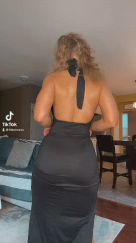 ass big tits curvy dress tiktok tits twerking r/tiktits r/titsworship gif