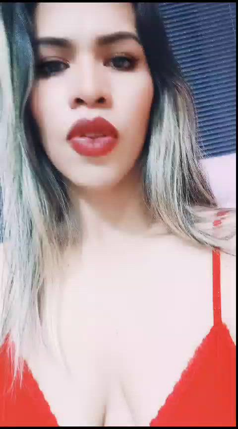 body camgirl cute latina lingerie natural tits sensual teen tits gif