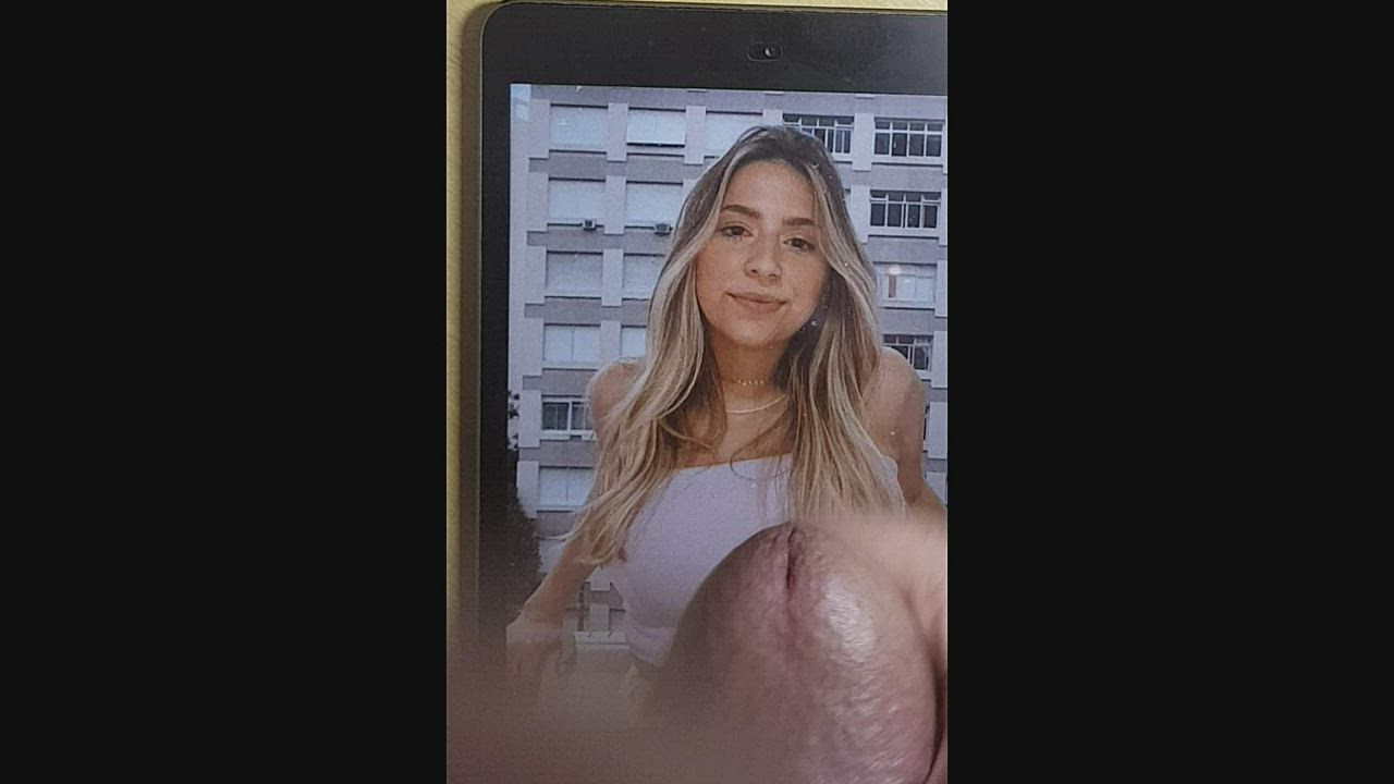 blonde brazilian celebrity cumshot ejaculation jerk off tribute gif
