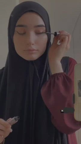 hijab model solo gif