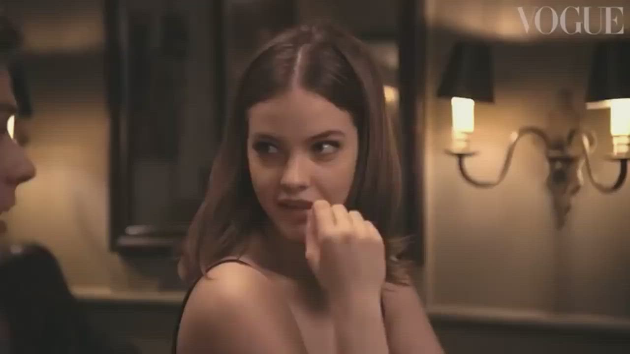 Barbara Palvin Brown Eyes Model gif