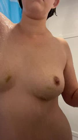 nsfw shower tits wet gif
