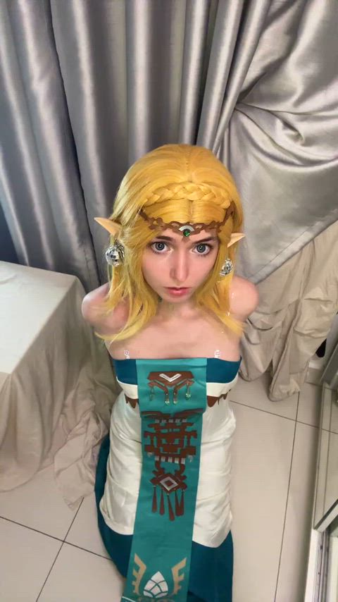 cosplay nsfw princess zelda teen tiktok gif