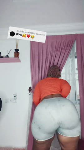 African Ass BBW Booty Curvy Thick gif