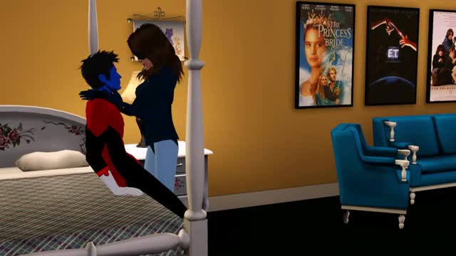 Fuzzy Elf - Kitty Pryde & Nightcrawler