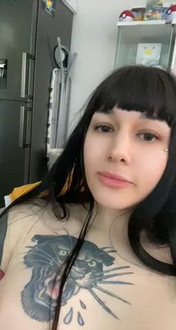 big dick girl dick goth pretty trans trans woman gif