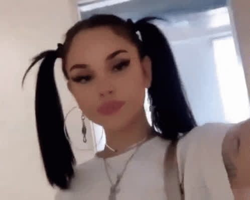 Celebrity Pigtails TikTok gif