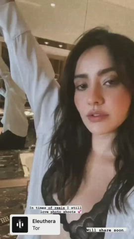 Neha Sharma upcoming lingerie photoshoot BTS