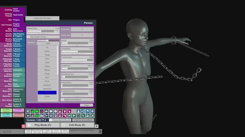 3D Female Toy gif