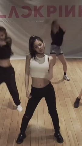 What a bad girl Jennie the way you sway that hips plus you stick that round ass shit