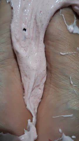 feet feet fetish messy slime wet and messy gif