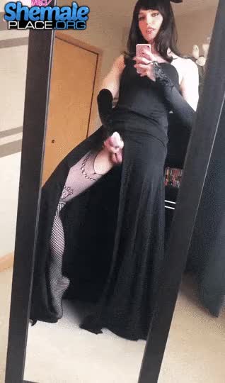 Beautiful girl in mirror