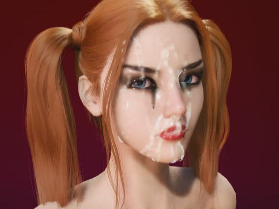 3D Facial Gamer Girl gif