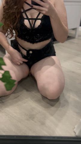 alt alternative amateur cute onlyfans striptease tease thick thick thighs gif