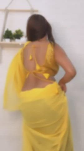 ass dancing desi saree gif