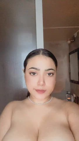 cleavage indian shower gif