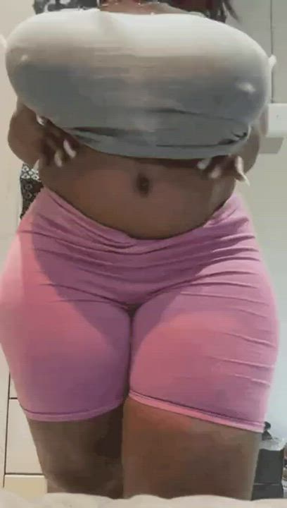 Big Tits Boobs Chubby Ebony Topless gif