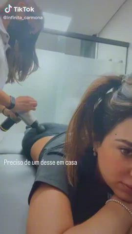 Body Brazilian Brunette Bubble Butt Dani Facial Goddess Tease gif